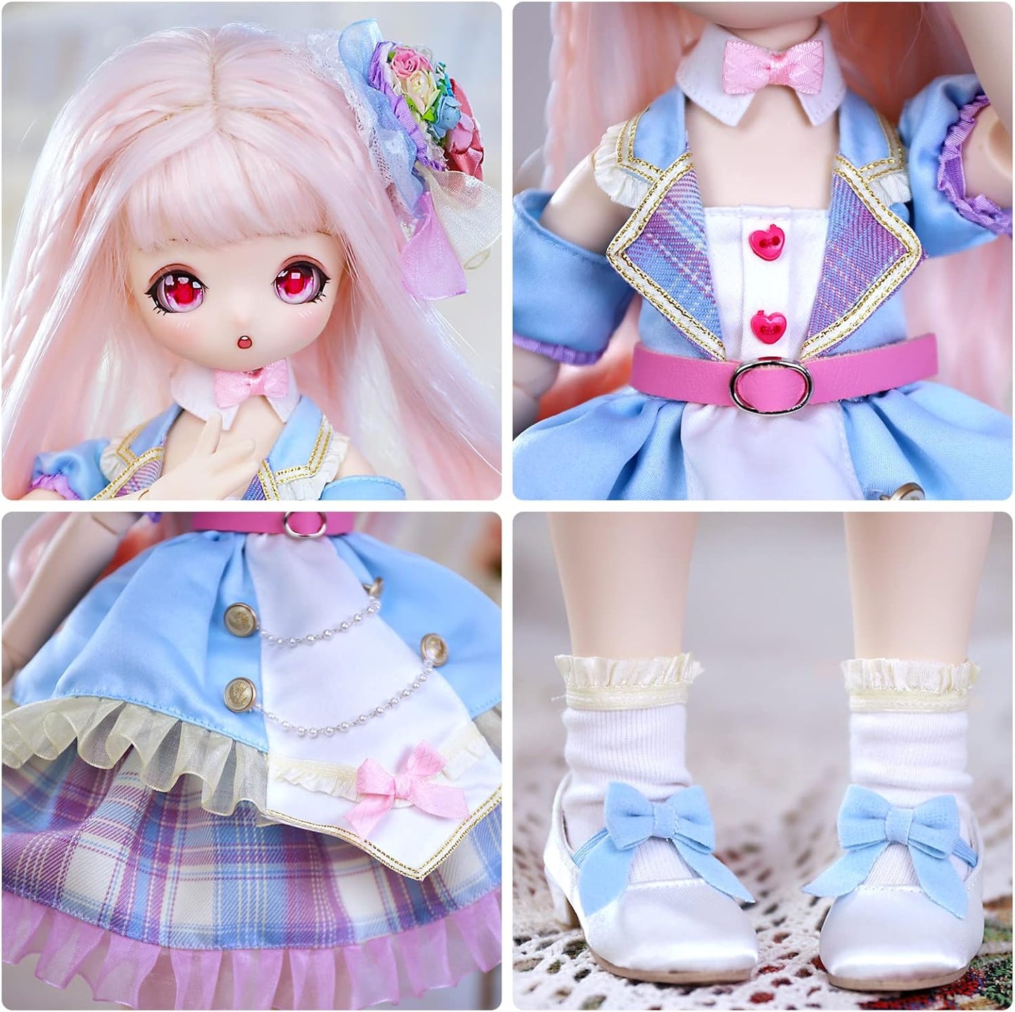 ICY Fortune Days 1/4 Scale bjd Doll Anime Style Pre-painted Action Figure Kids Gift 6+ (Rimi)