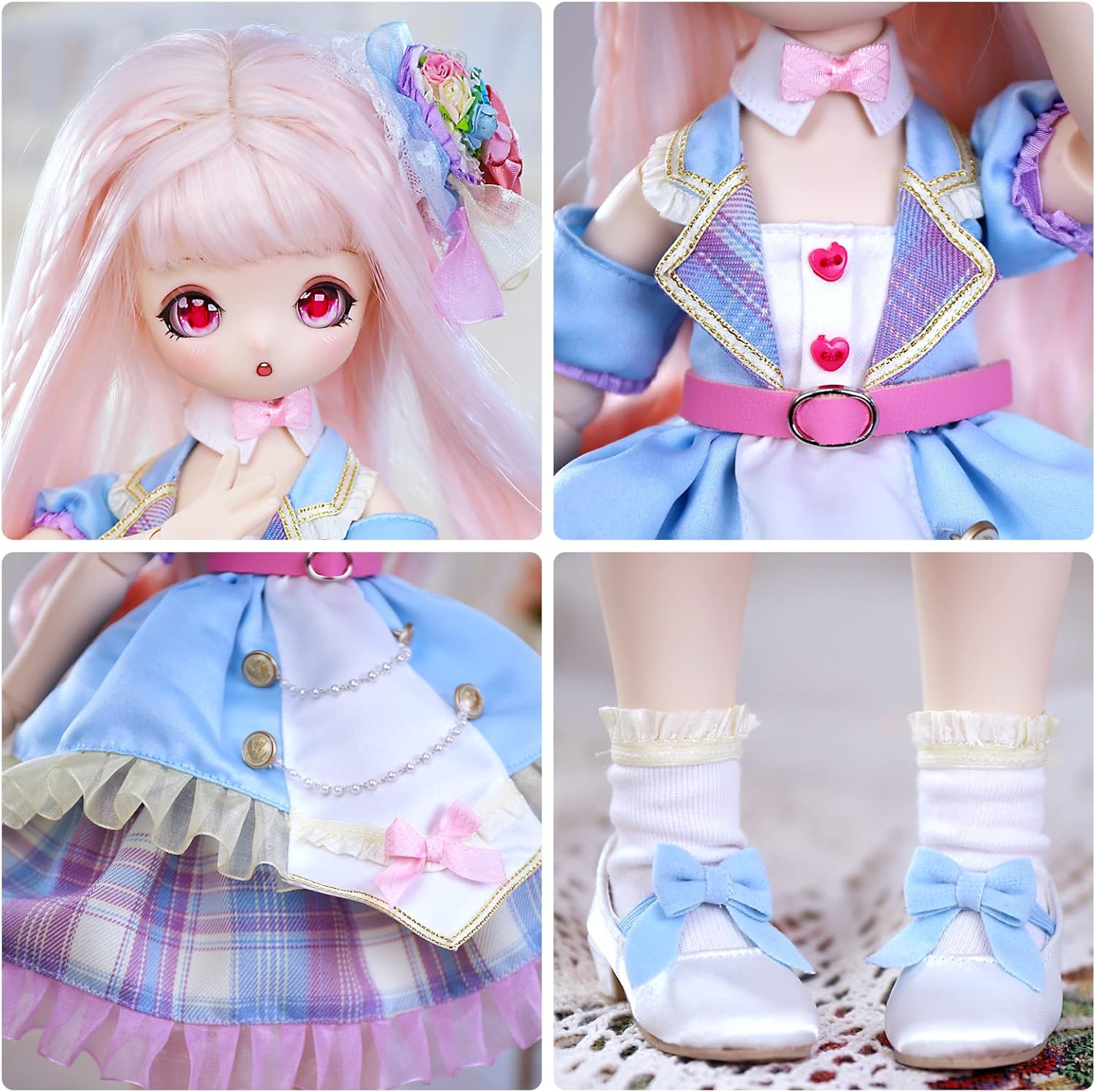 ICY Fortune Days 1/4 Scale bjd Doll Anime Style Pre-painted Action Figure Kids Gift 6+ (Rimi)