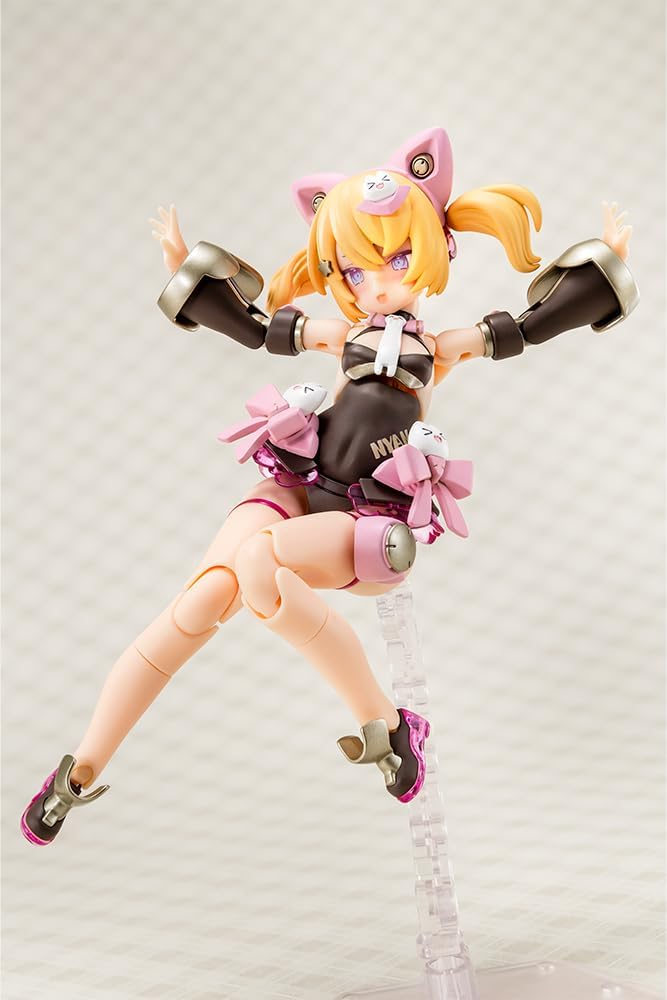 Kotobukiya Megami Device PUNI☆MOFU Black Mao Total Height Approx. 5.3 inches (135 mm), 1/1 Scale Plastic Model