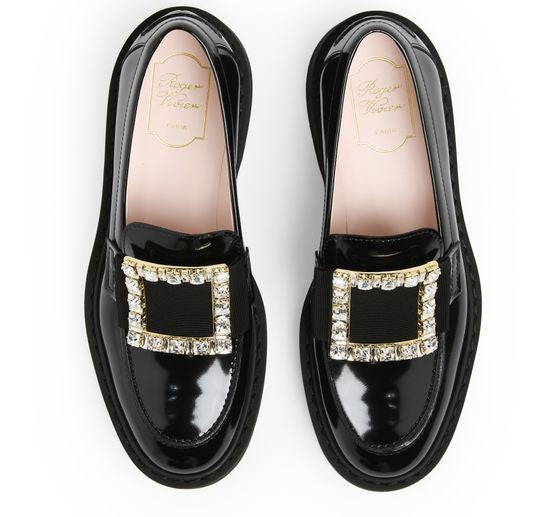 ROGER VIVIER Viv rangers ハイソール ラインストーン ローファー - Image 5