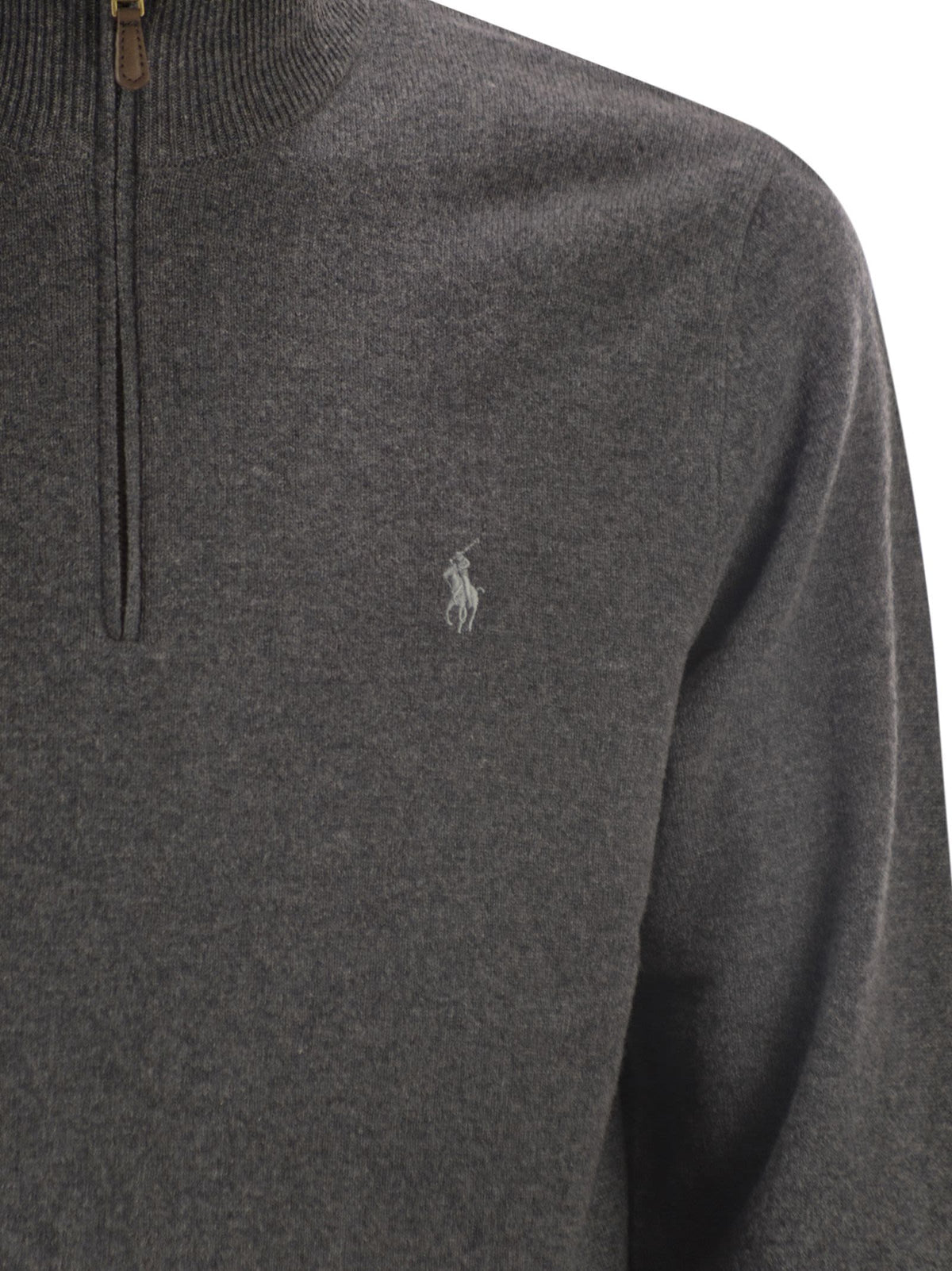 Polo ポロ ラルフローレン ウール プルオーバー ハーフジップ付き - Image 5