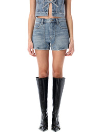 Alexander Wang アレクサンダー・ワンはデニムのショートパンツを飾りました - Image 5