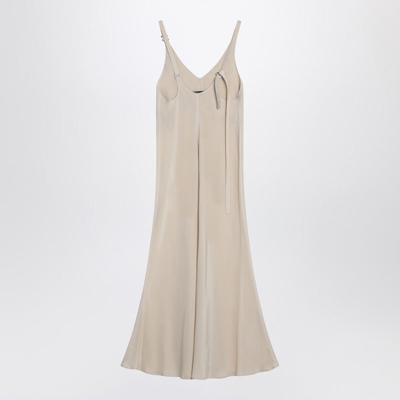 Sportmax 調整可能なストラップ付きSportMaxアイボリードレス - Image 5