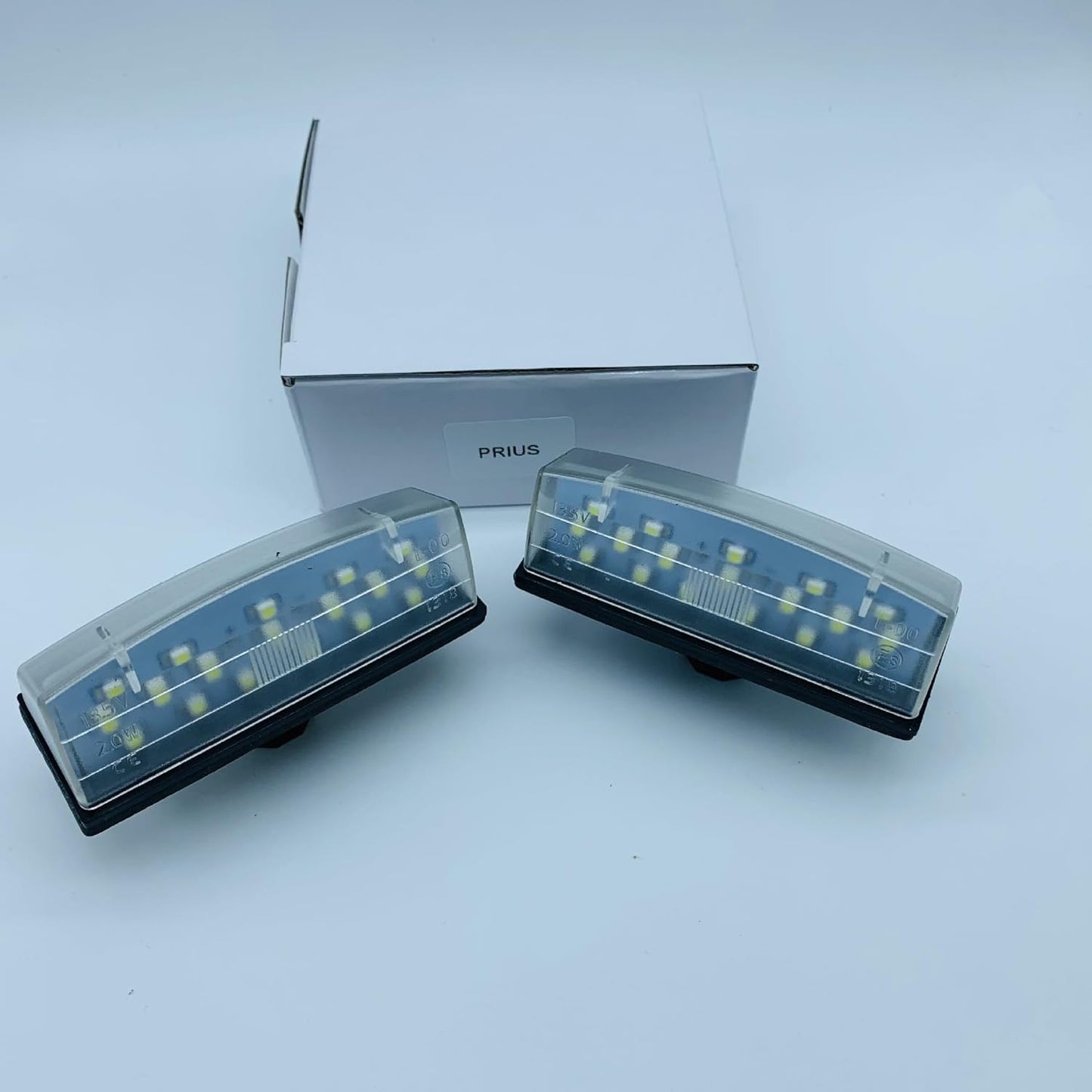 Prius 20 Series 30 Series License Plate Lamp LED Prius PHV 30 Series Prius α 40 Series C-HR ZYX10/NGX50 RAV4 License Lamp Genuine Replacement Type 2 Pack White
