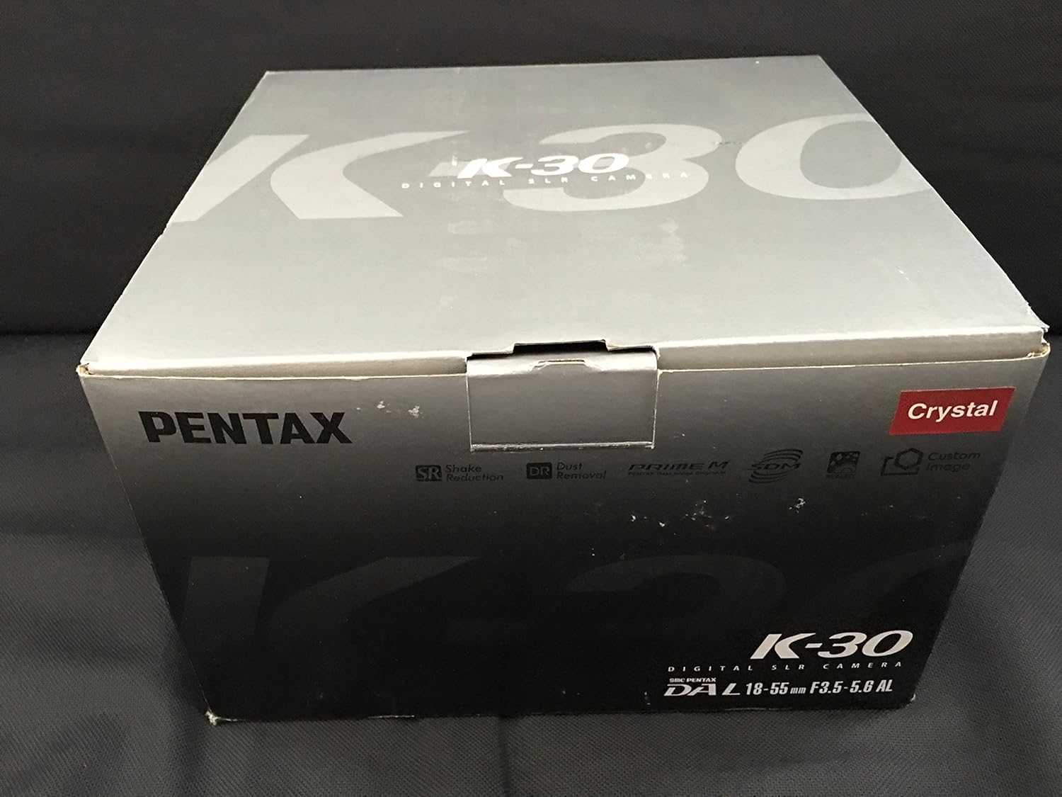 Pentax K-30 Weather-Sealed 16 MP CMOS Digital SLR with 18-55mm Lens (Red) by Pentax