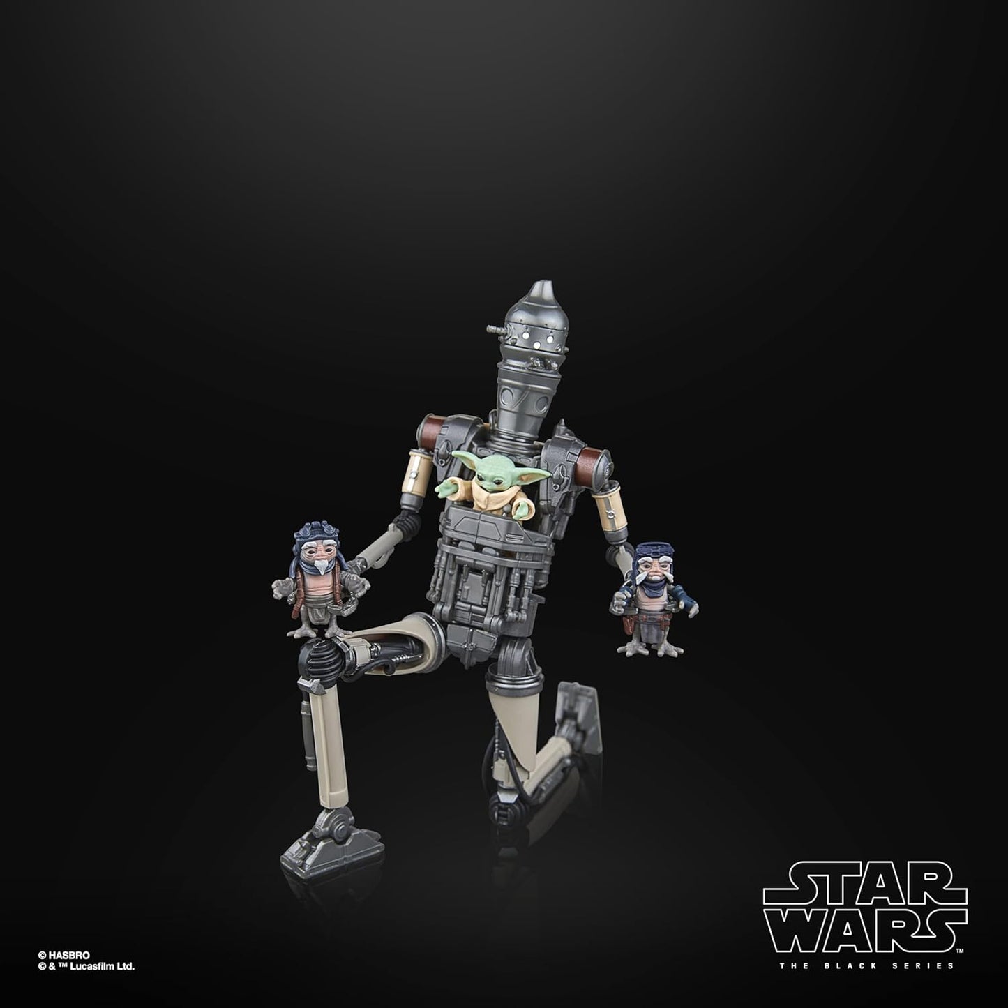 Hasbro Star Wars Star Wars Black Series IG-12 & Groogoo, Star Wars: Mandalorian Collectible 6" Action Figures 2 Pack G0074 Authentic