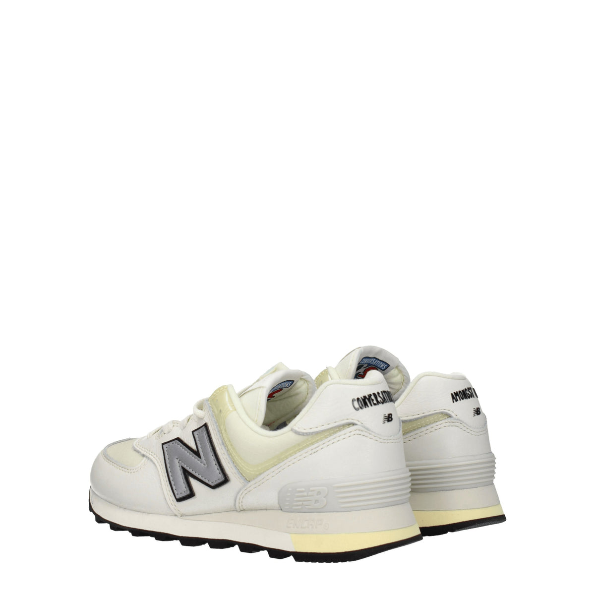 Designer Brand ニューバランススニーカー574女性ファブリックベージュ - Image 5
