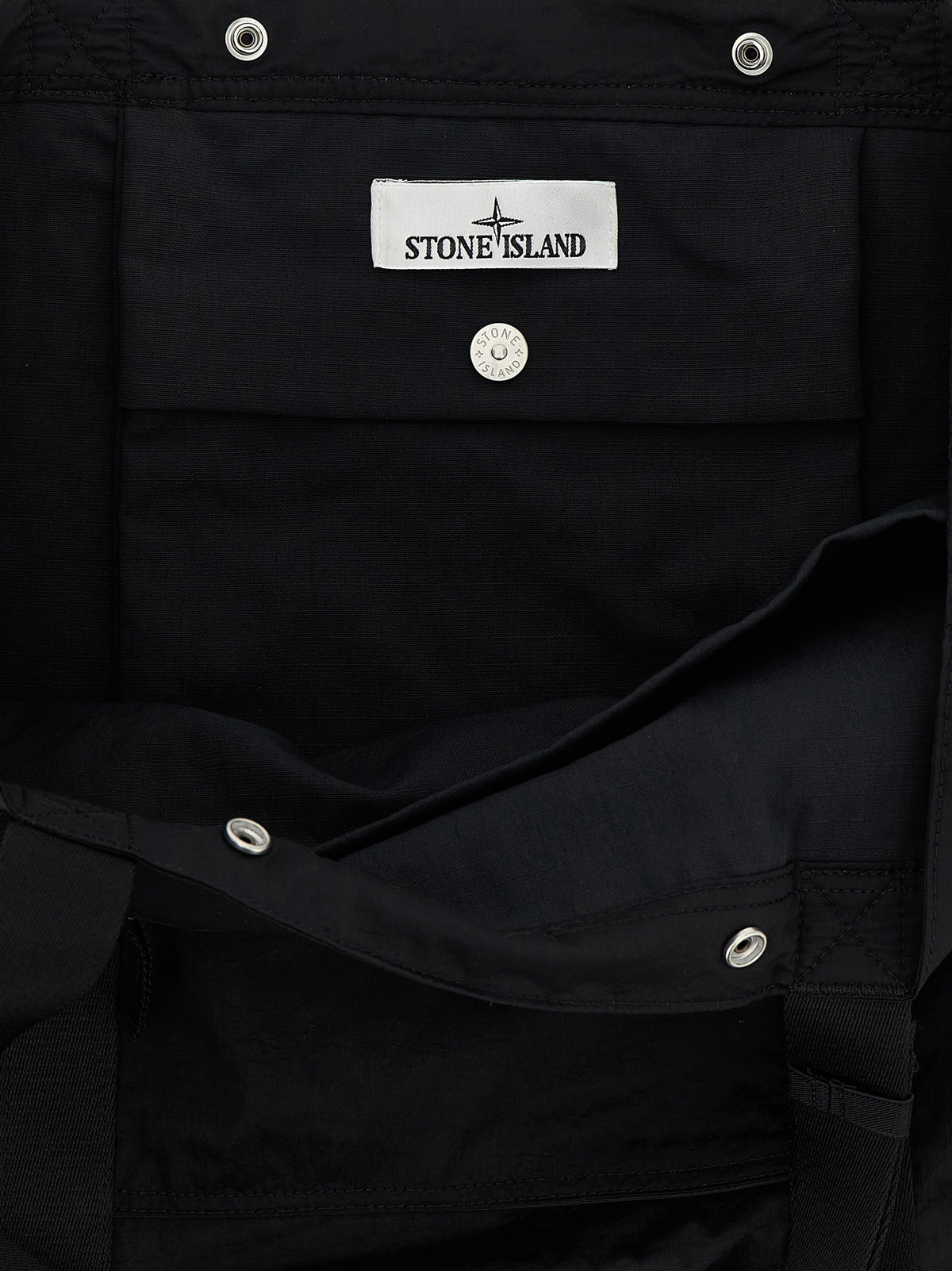 Stone Stone Island Logo Patch Shopping Bag - Image 5
