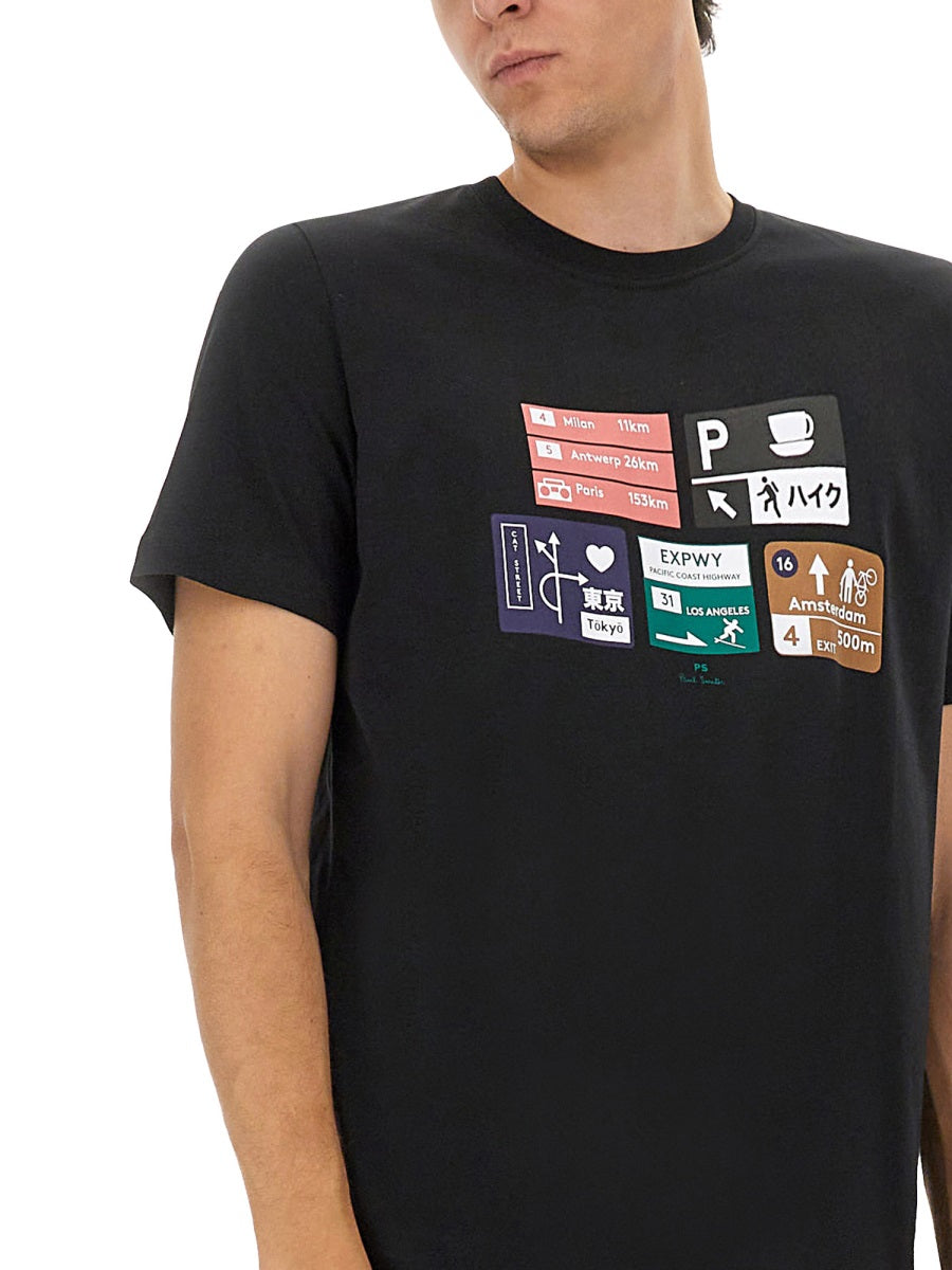 Paul PS By Paul SmithレギュラーフィットTシャツ - Image 5