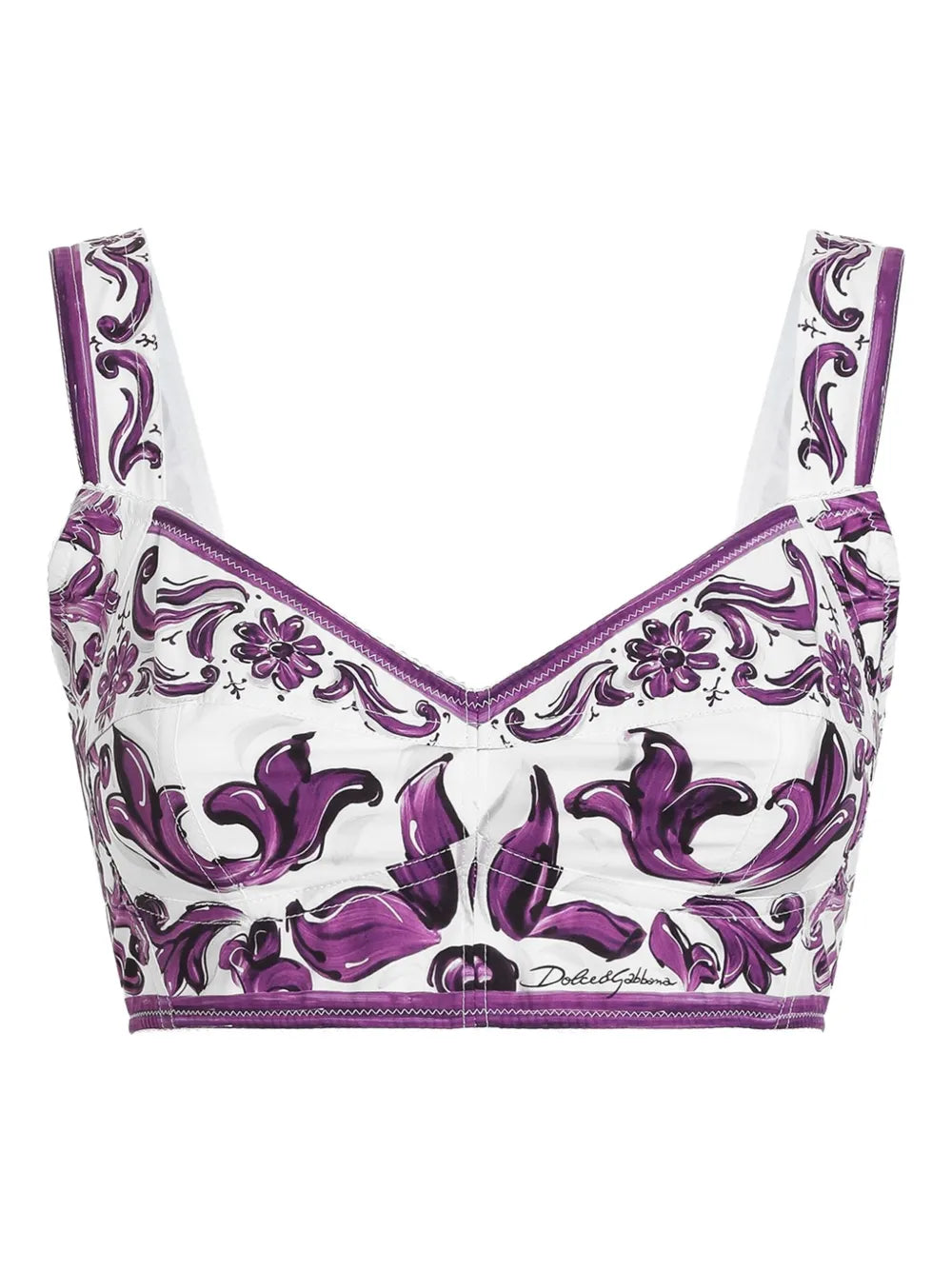 Dolce  Gabbana Dolce＆Gabbanaグラフィックプリントトップ - Image 5