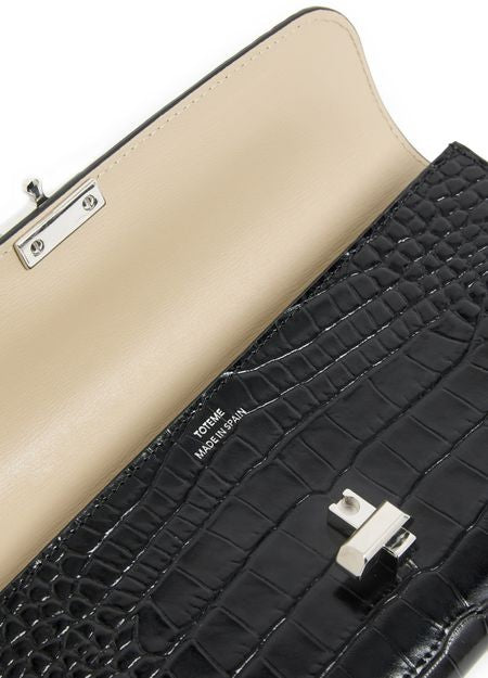 TOTEME T-Lock croco-embossed leather wallet - Image 5
