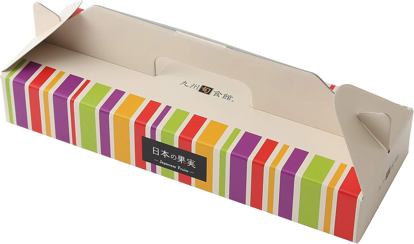 [Kyushu Shunshokan] Japanese Fruit Trial Set, Kumamoto Prefecture, Melon Jelly, 5.5 oz (155 g) x 3 Pieces, Assortment, Gift