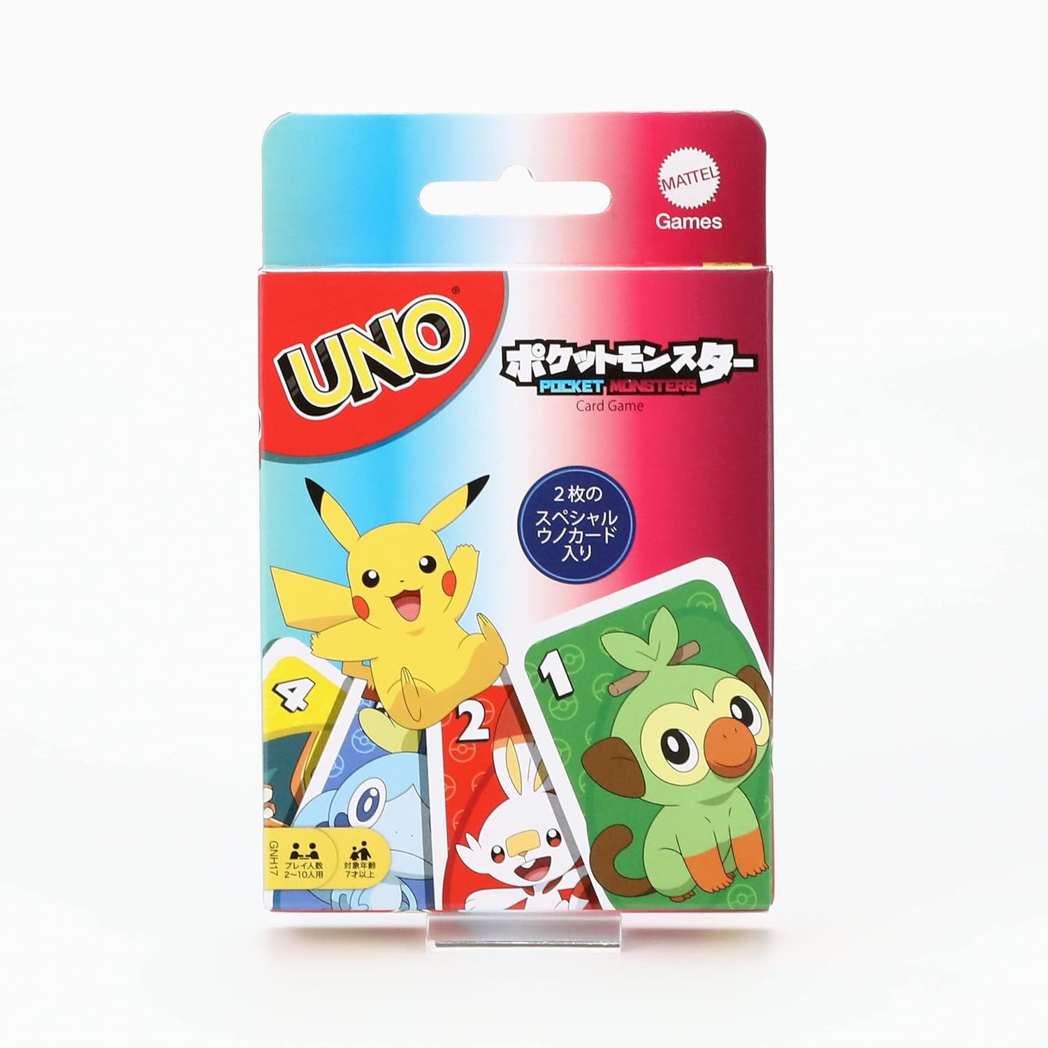 Mattel Games UNO GNH17 Pokemon Card Game Party Game, 2 to 10 Players, Ages 7 and Up, Pokemon