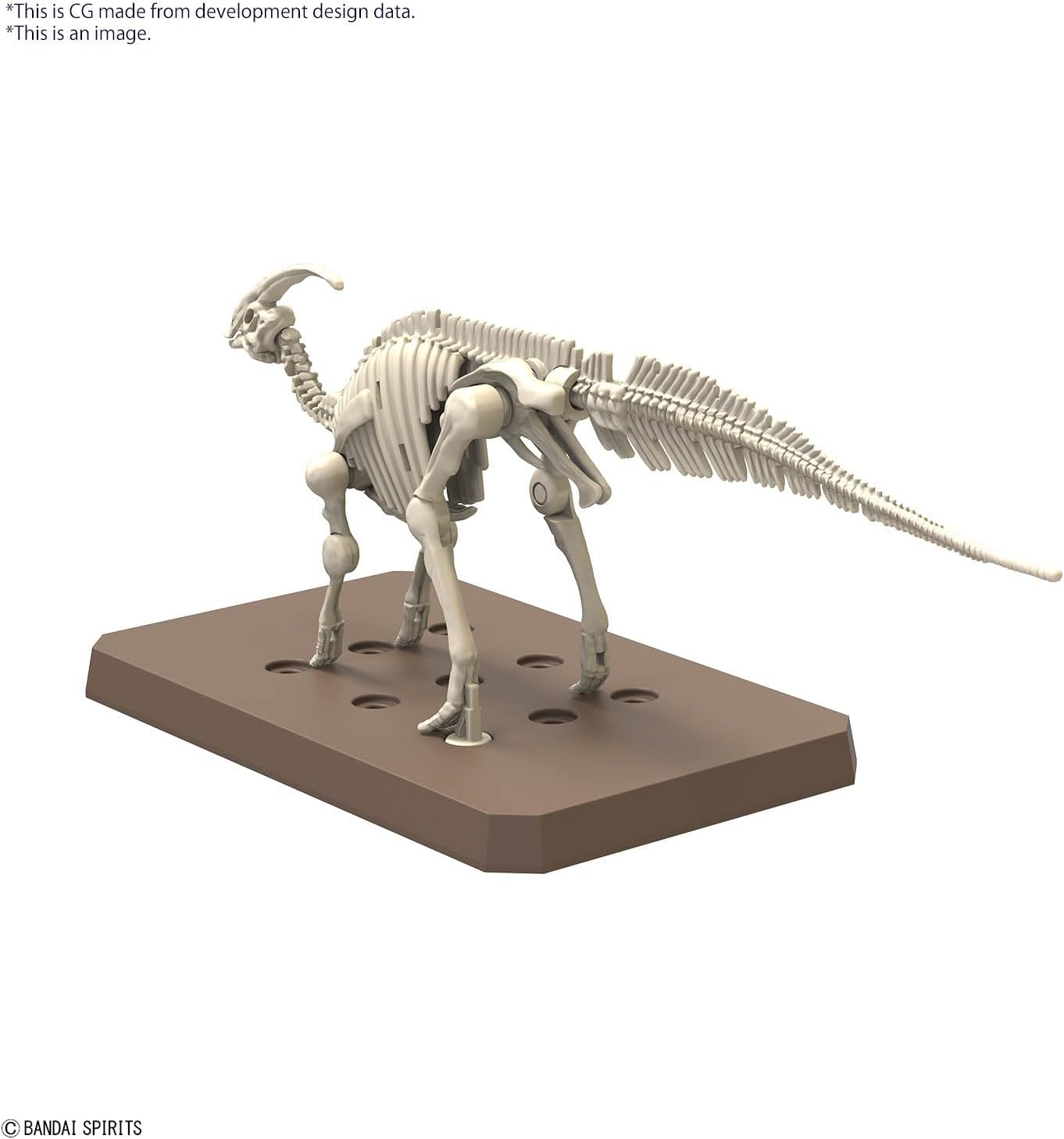 Planosaurus Parasaurolophus Color-Coded Plastic Model