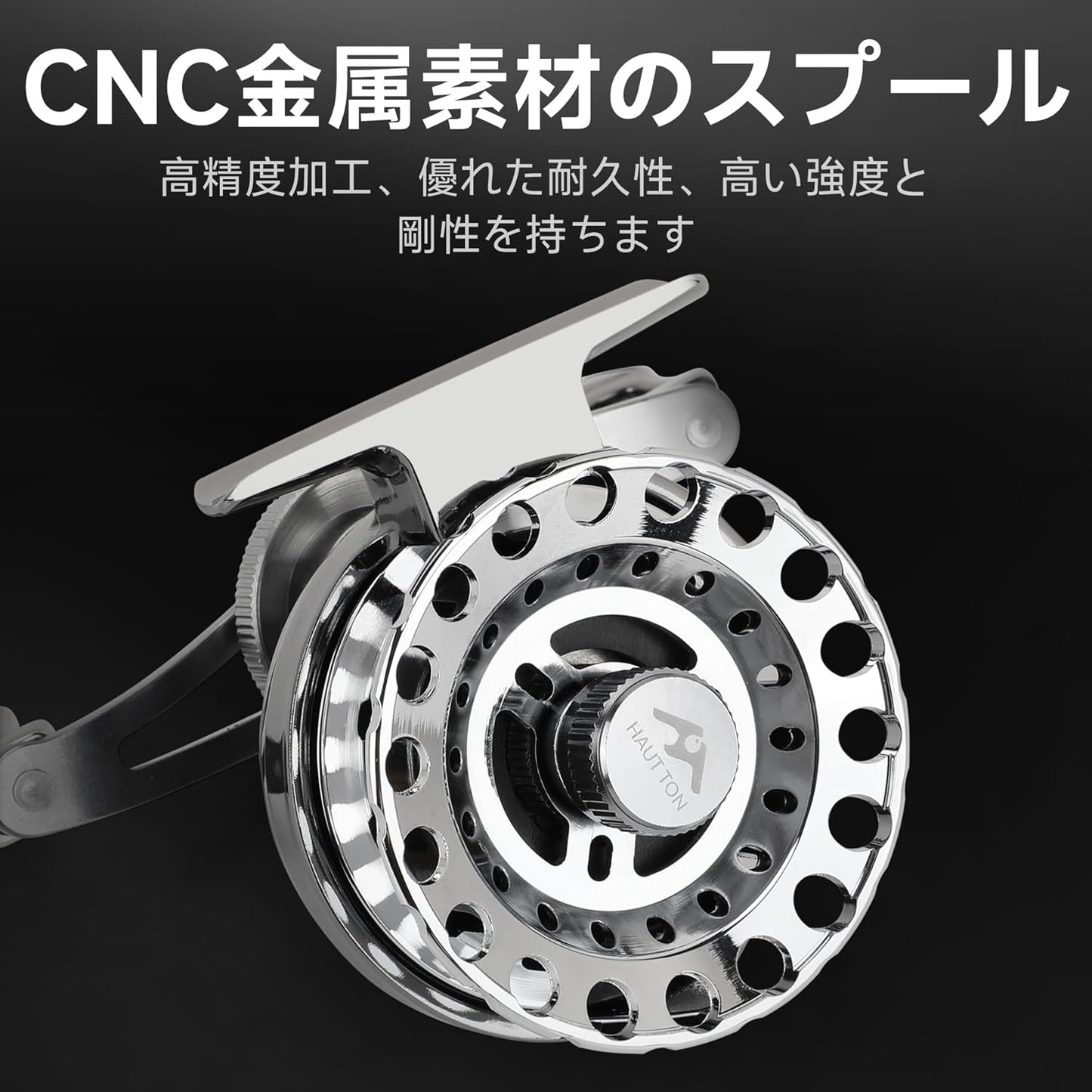 Sanrike Raft Reel, Chinu Reel, Raft Fishing, All Metal, Drop In, Gear Ratio, 3.6:1, Right Winding, Drag Force, 11.0 lbs (5 kg), Squid Reel, Casserole Fishing, Ice Fishing (Metal Plating/Right Winder)