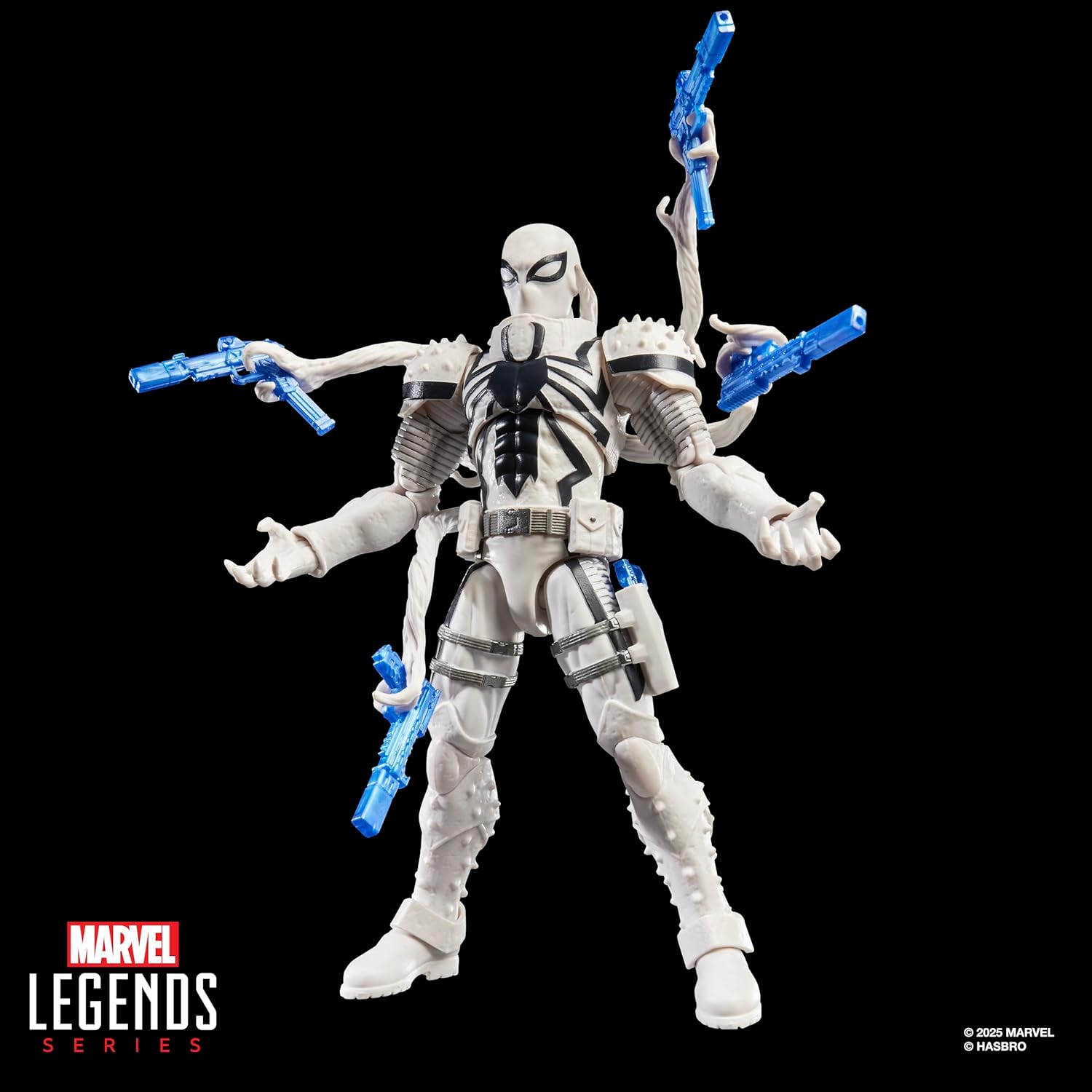Hasbro Marvel Legends Series Magic the Gathering Agent Anti-Venom, 6" Spider-Man Action Figure Toy + Limited Edition Foil Collectible Card Game Trading Card G0640 Authentic