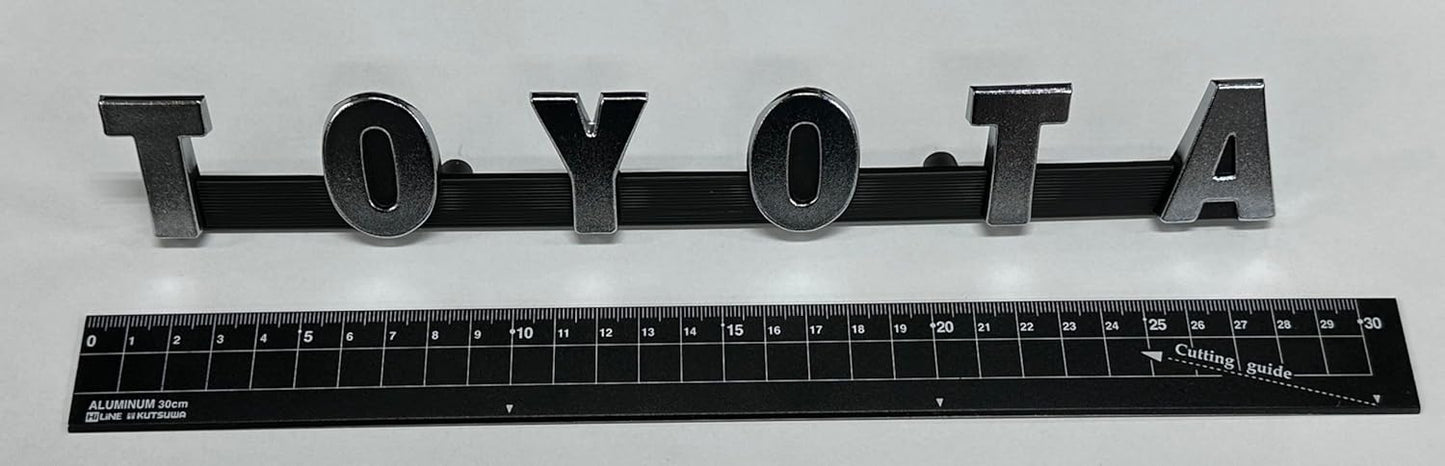 TOYOTA Genuine Toyota Land Cruiser 40 FJ40 BJ40 Front Grille Emblem Aging Repair Parts Plating Black Toyota Motor (TOYOTA)
