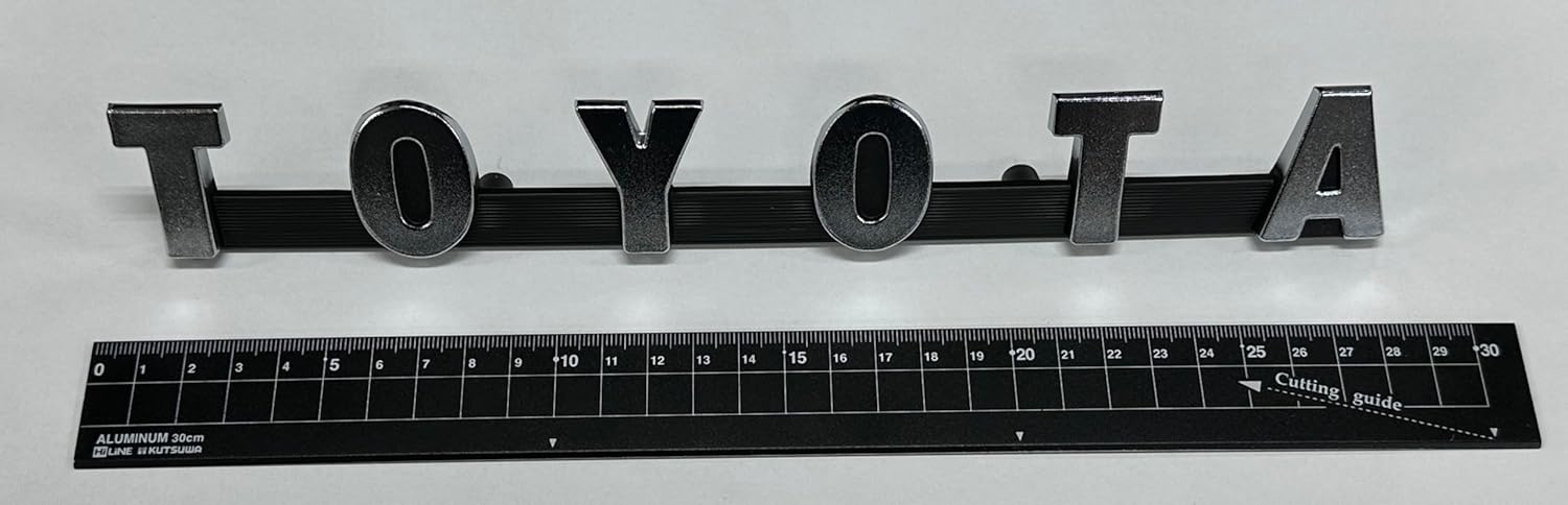 TOYOTA Genuine Toyota Land Cruiser 40 FJ40 BJ40 Front Grille Emblem Aging Repair Parts Plating Black Toyota Motor (TOYOTA)