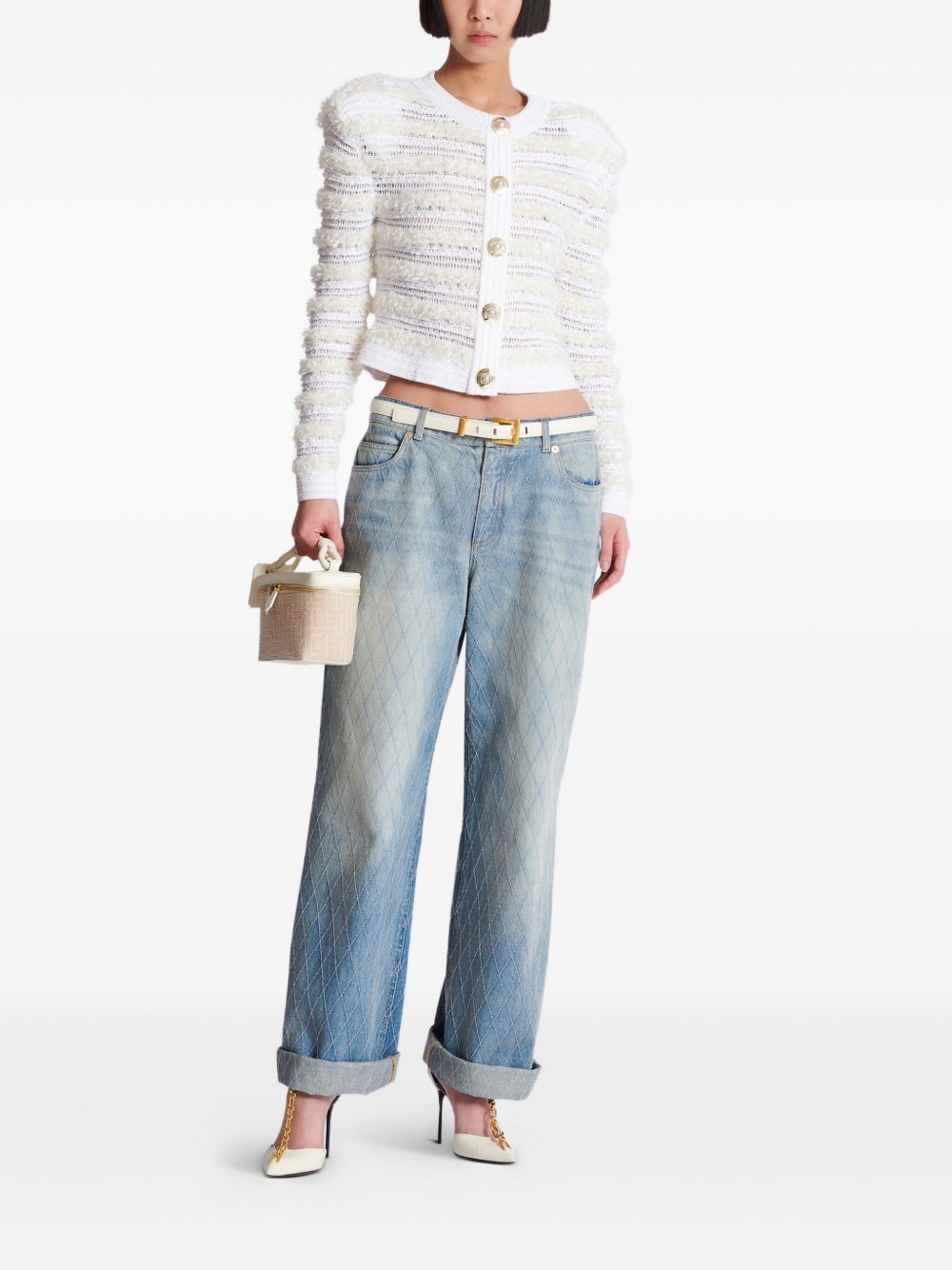 Balmain バルメインツイードカーディガン - Image 5