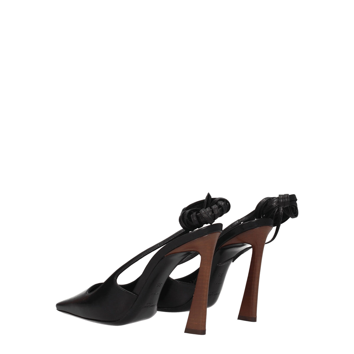 Saint セントローランサンダルブレードレザーブラック - Image 5