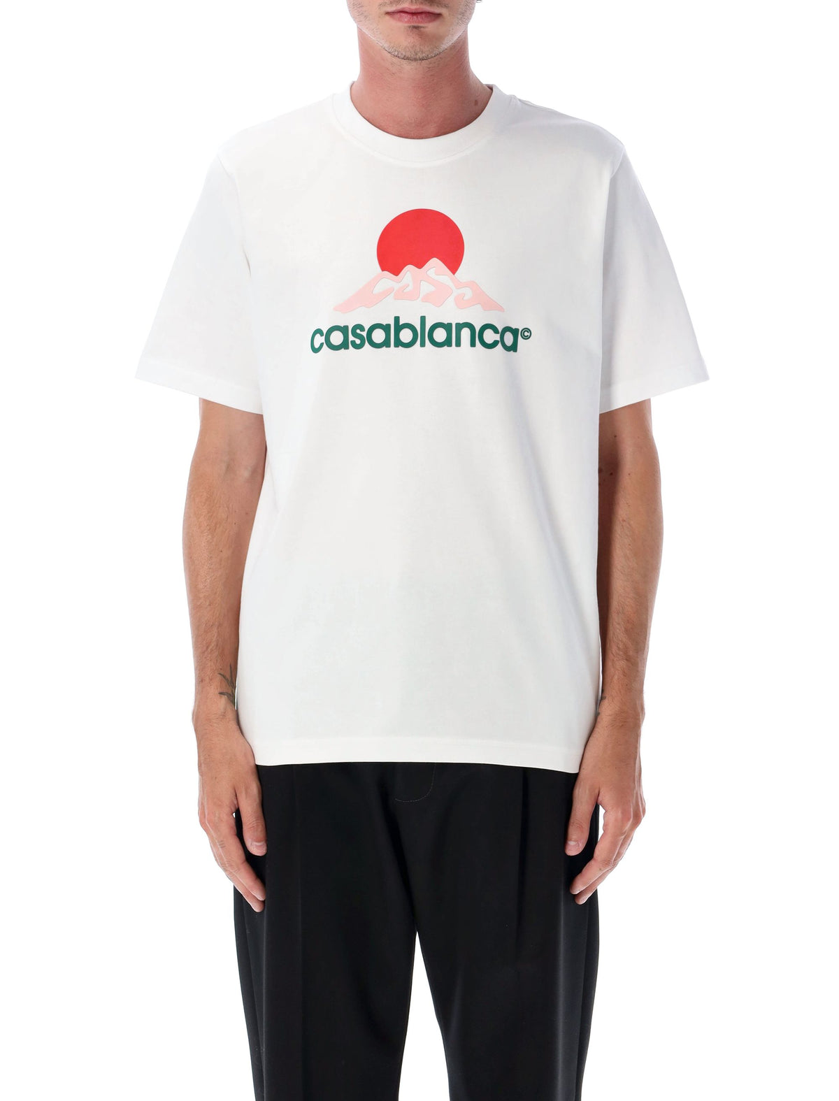 Casablanca カサブランカTシャツとポロスホワイト - Image 5