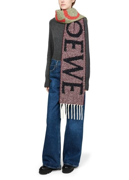 Loewe scarf in alpaca and wool - Image 5