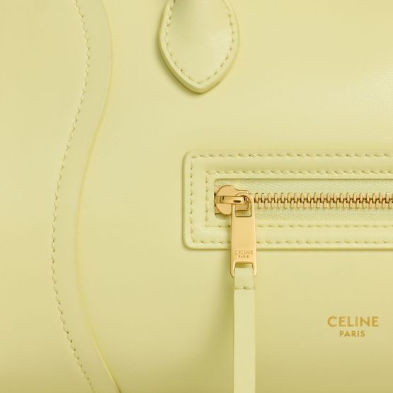 CELINE Small new luggage in supple shiny lambskin - Image 5
