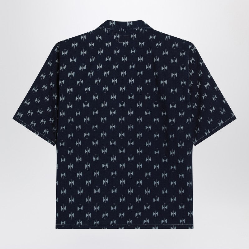 Needles 蝶ネクタイ付きの針の青いデニムシャツ - Image 5