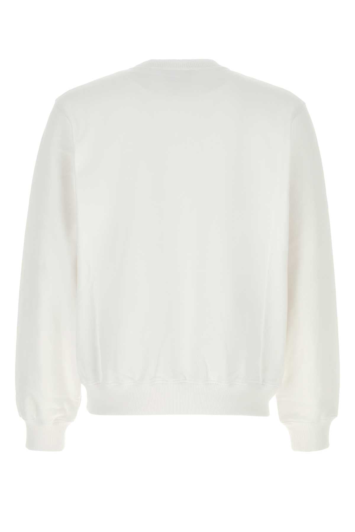 Casablanca カサブランカホワイトコットンスウェットシャツ - Image 5