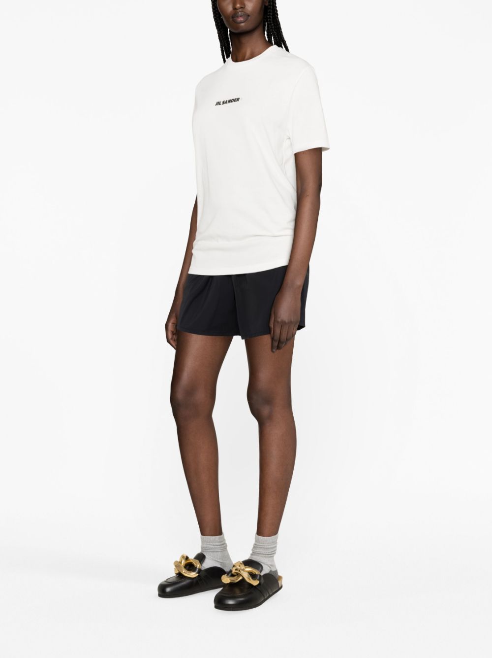 Jil Jil Sander Plus Logo Cotton Tシャツ - Image 5