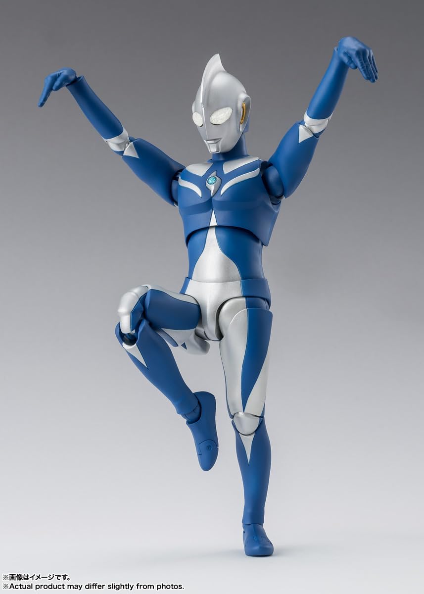 TAMASHII NATIONS S.H. Figuarts Ultraman Cosmos Luna Mode, Approx. 5.9 inches (150 mm), PVC & ABS, Pre-painted Action Figure
