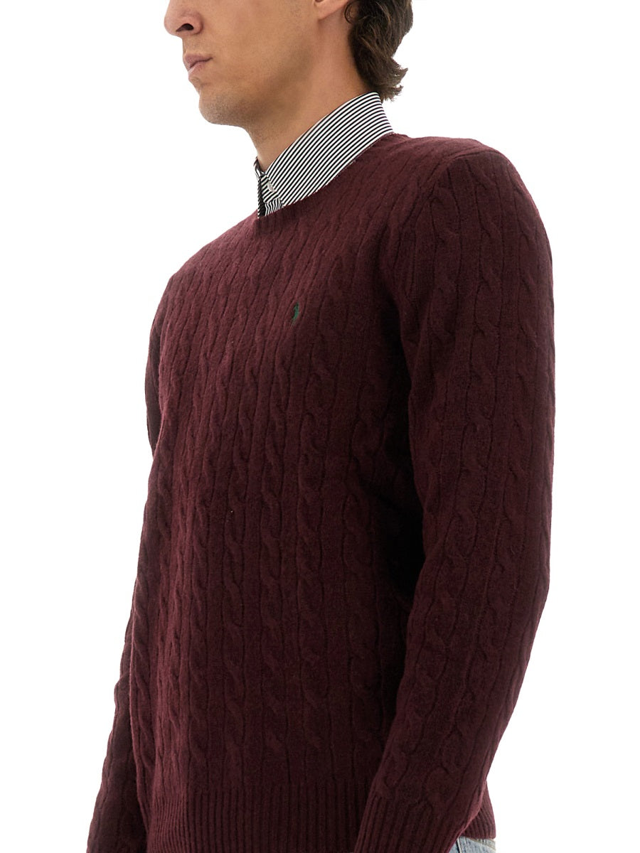 Polo ポロラルフローレンウールとカシミアケーブルニットセーター - Image 5