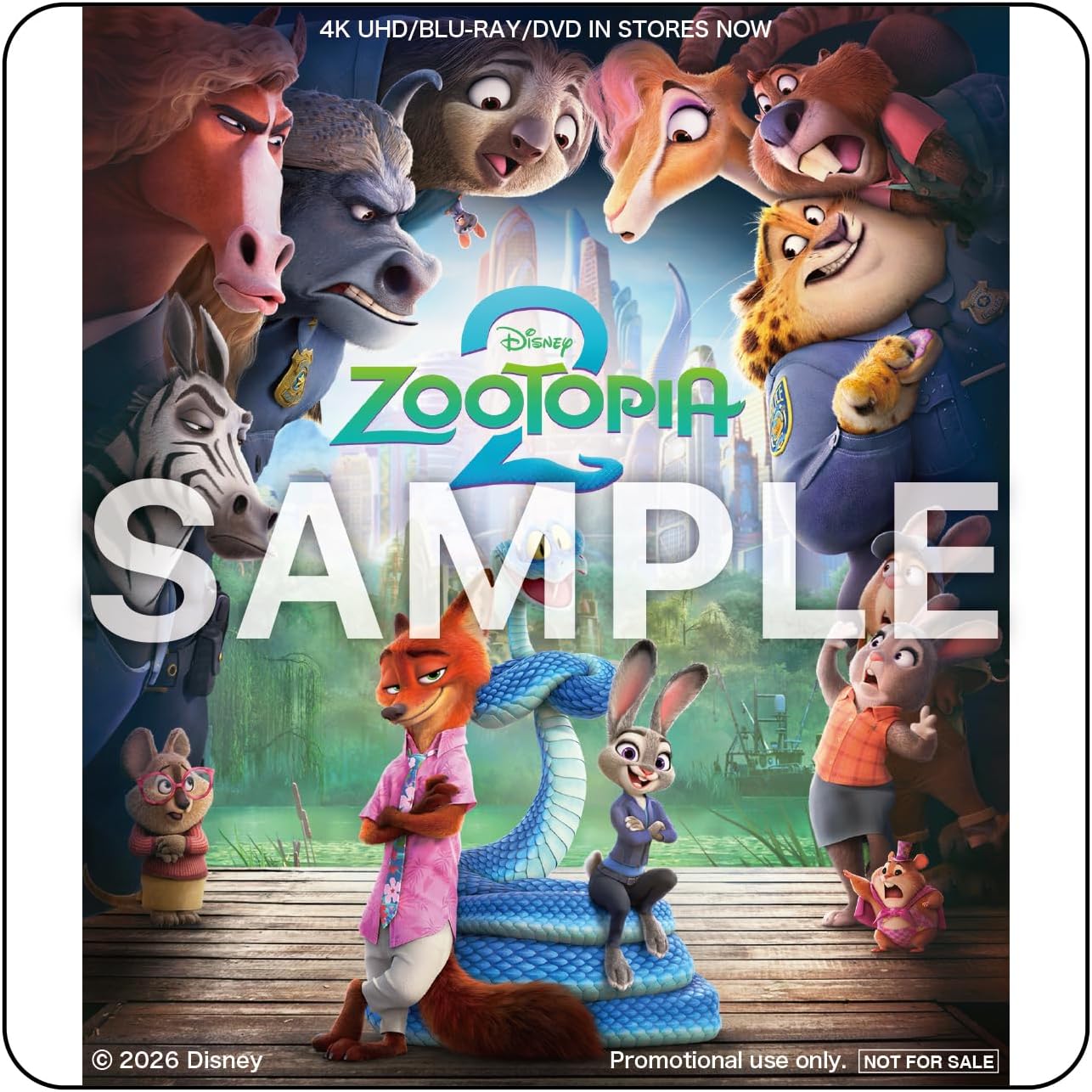 【限定】ズートピア２　ブルーレイ ＋ ＤＶＤ セット コンプリート・ケース付き　オリジナルA4ポスター3枚セット付コレクション（オリジナル特典：アクリルコースター付き）（限定”ズートピア２”仕様 配送BOXお届け対象） [Blu-ray]