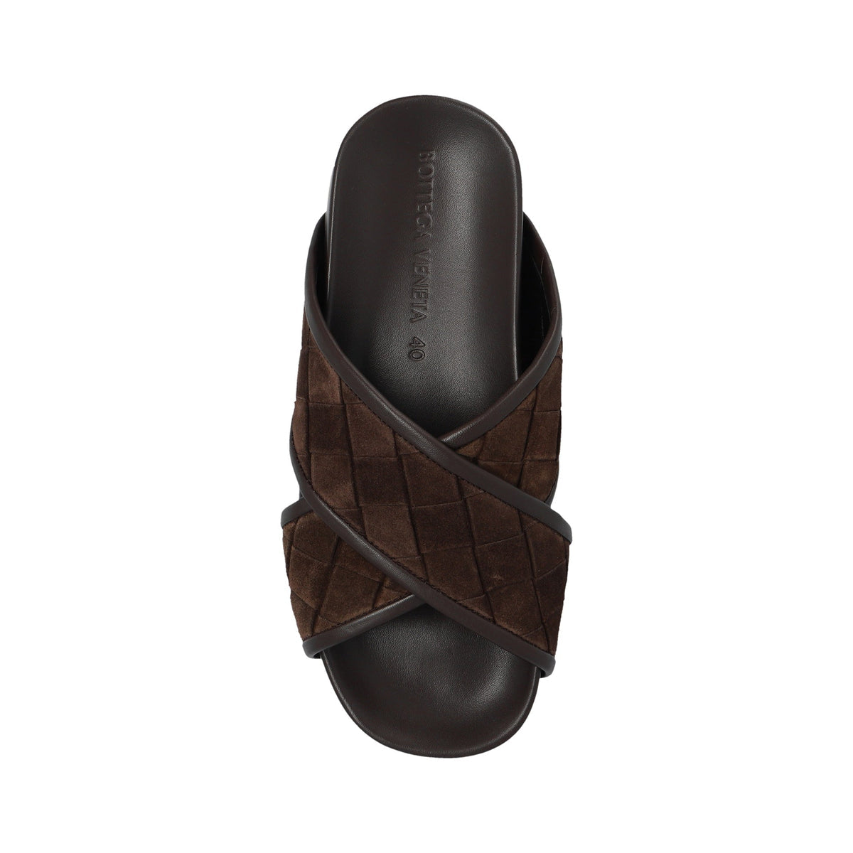 Bottega ボッテガベネタタリッククリスクロスサンダル - Image 5
