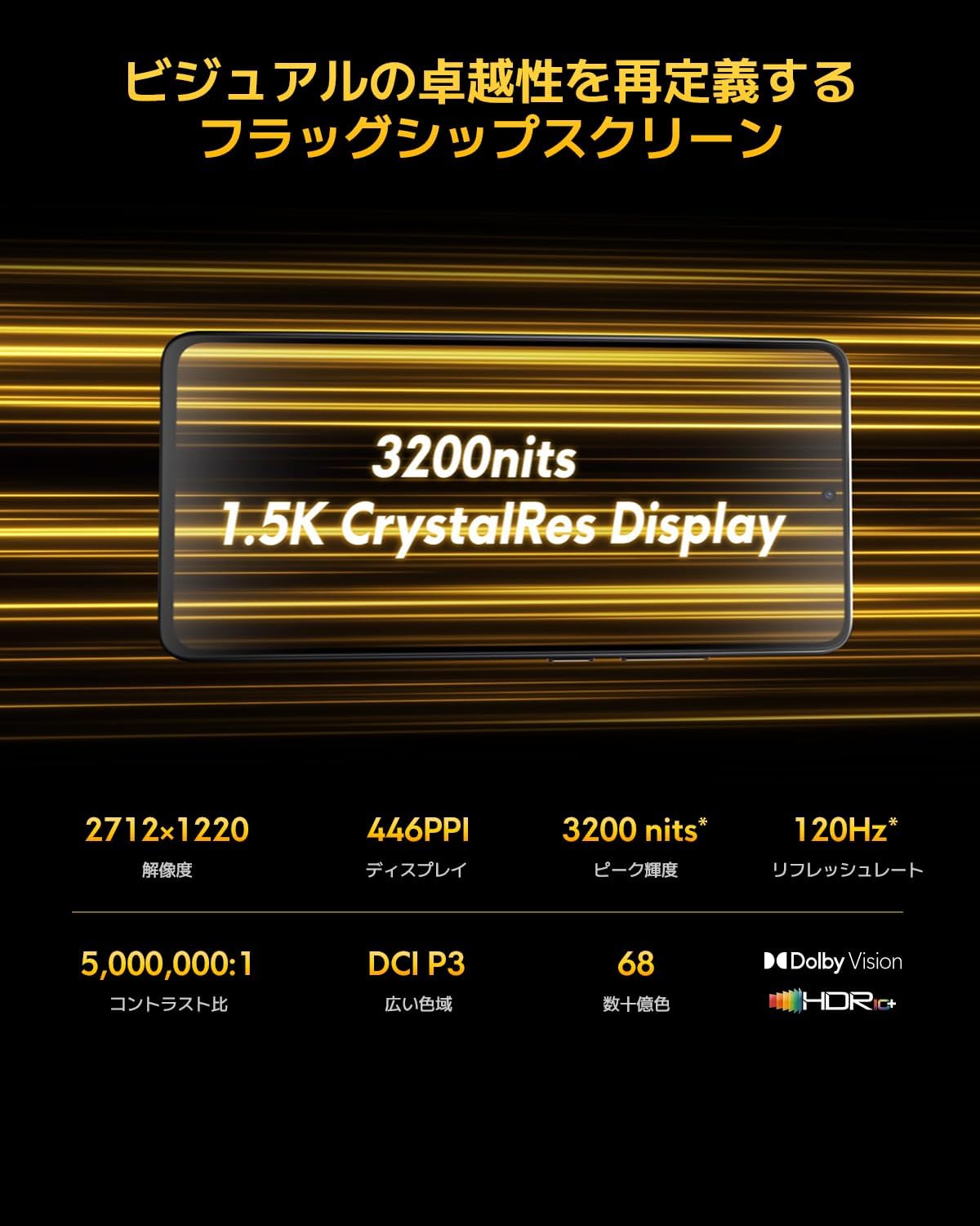 Xiaomi POCO X7 Pro, 12GB + 512GB, Japanese Version, Sim-Free Smartphone, 90W Hypercharge, 120Hz, Organic EL Display, IP68 Dustproof, Waterproof, Compatible with Docomo/au/SoftBank/Rakuten Mobile Lines