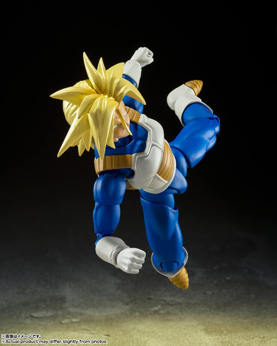 BANDAI SPIRITS S.H. Figuarts Dragon Ball Super Saiyan Trunks - Hidden Super Power, Approx. 5.5 inches (140 mm), PVC & ABS, Painted Action Figure