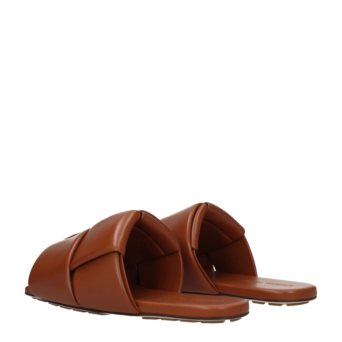 Bottega Bottega Veneta Slippers And Hooves Man Brown/Caramel Leather - Image 5