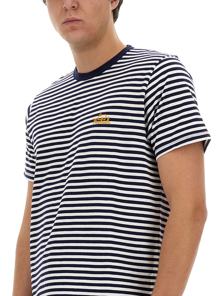 Woolrich Woolrich Striped T Shirt - Image 5