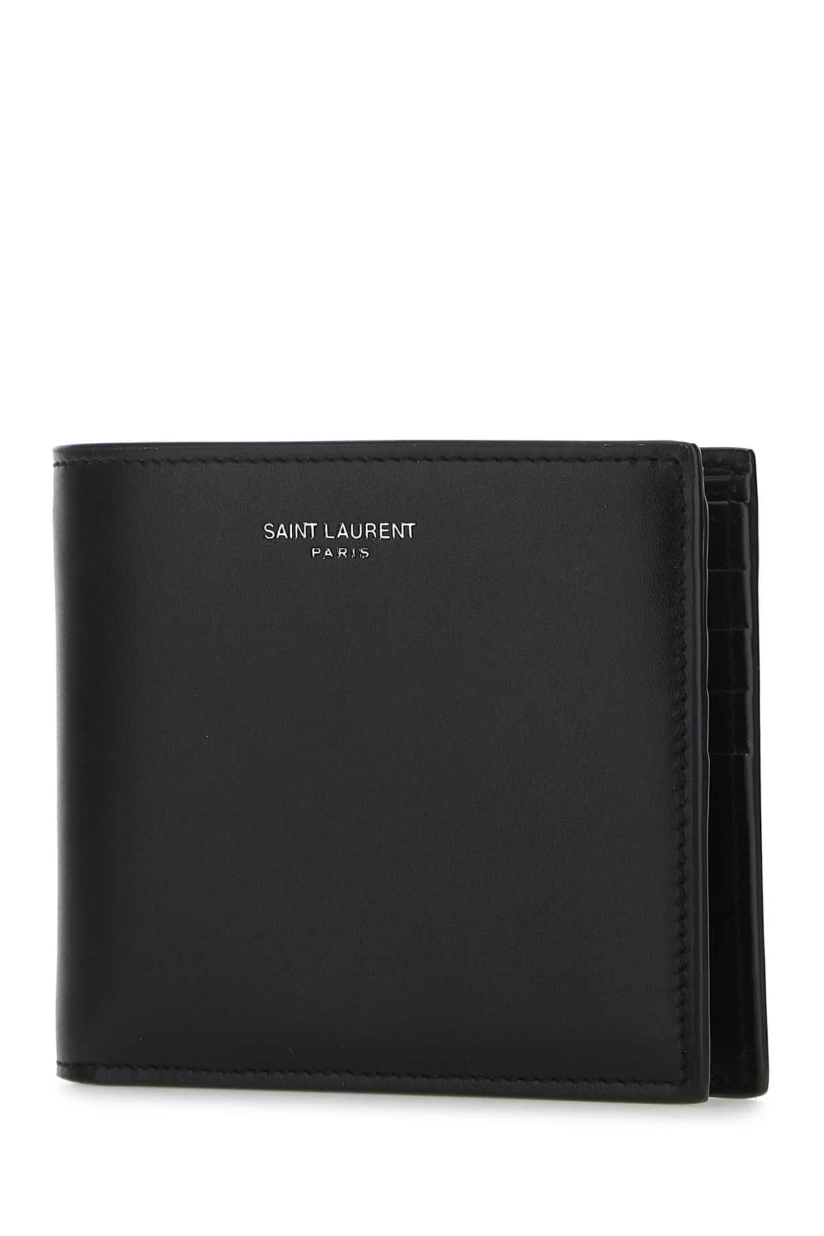 Saint サンローラン ブラック レザー ウォレット - Image 5
