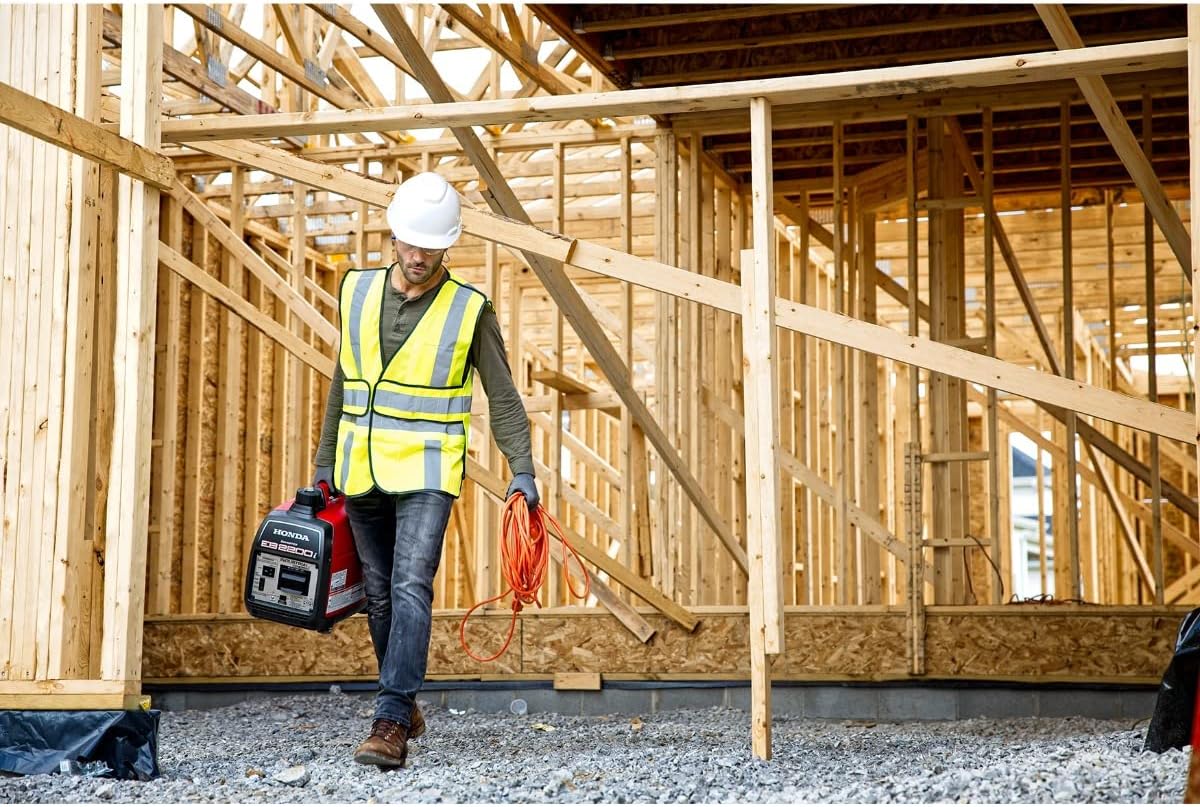 Honda 664290 EB2200i 120V 2200 Watt 0.95 Gallon Portable Industrial Inverter Generator with Joint Reminder