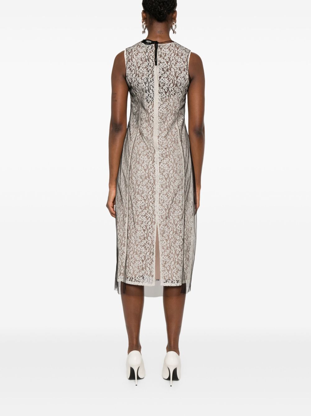 Fendi フェンディレースミディドレス - Image 5