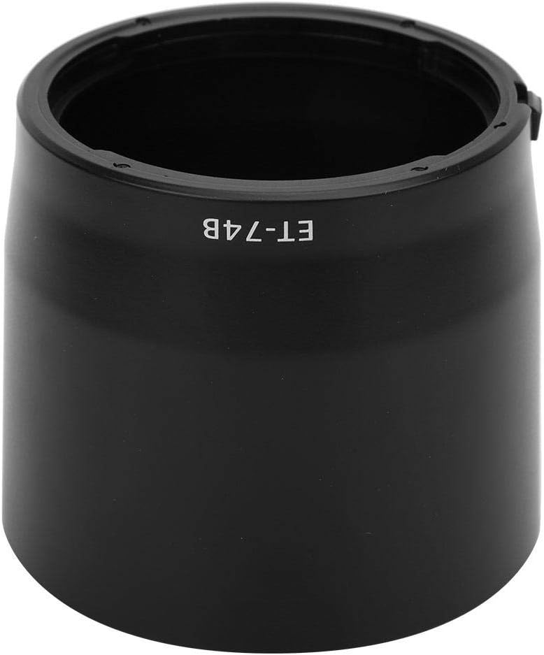 Archuu Camera Lens Hood, ET-74B Camera Lens Hood Shade Fits Canon EF70-300mm F4-5.6 IS II Lens, Lens Hood Replacement for Canon, Black