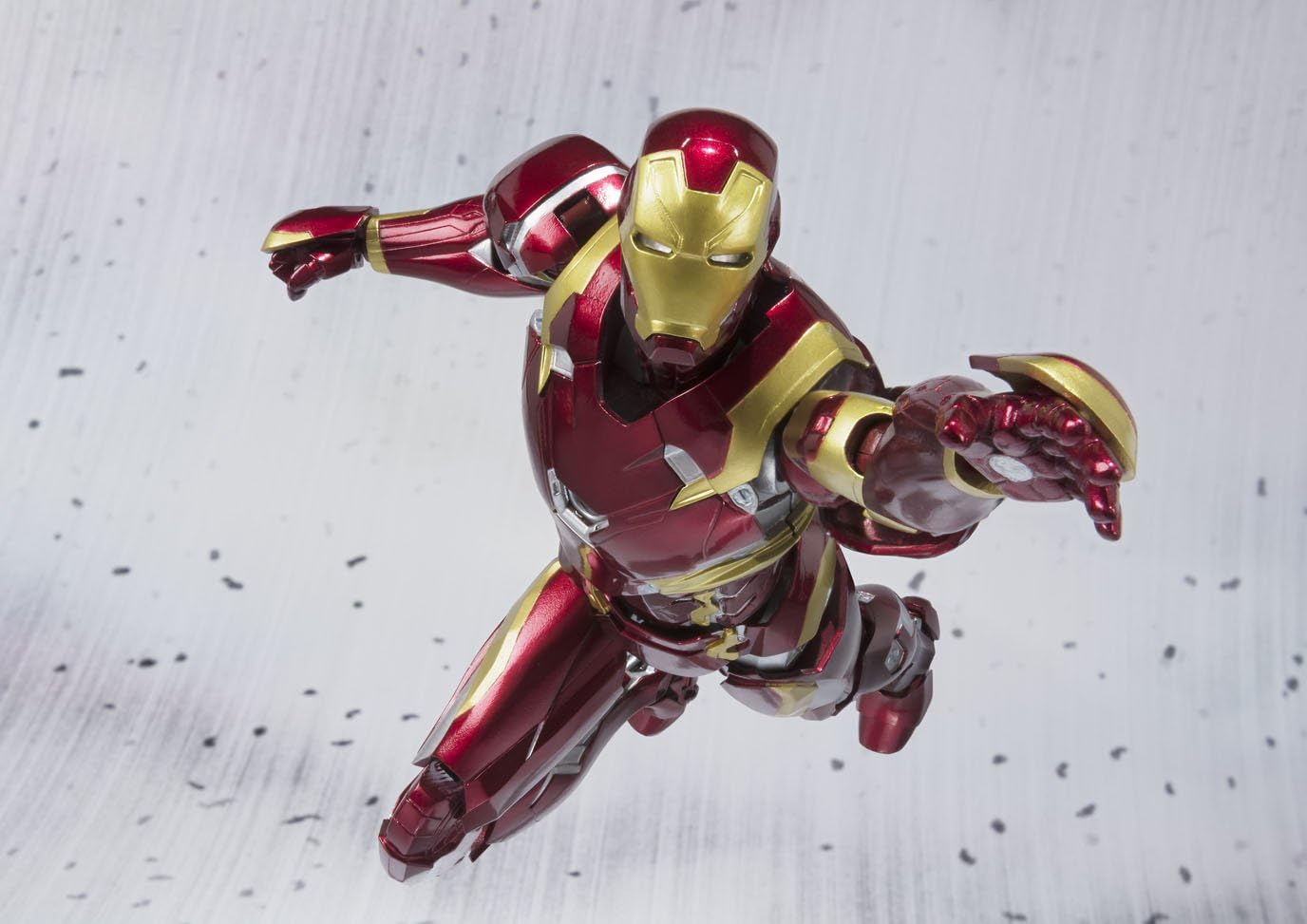 TAMASHII NATIONS S.H.フィギュアーツ キャプテン・アメリカ (シビルウォー) アイアンマン マーク46 約155mm ABS&PVC&ダイキャスト製 塗装済み可動フィギュア