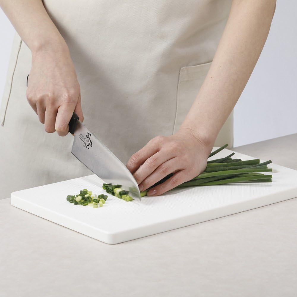 Kai KAI Santoku Knife, Seki Magoroku, Stainless Steel, 6.5 inches (165 mm), Dishwasher Safe, Made in Japan