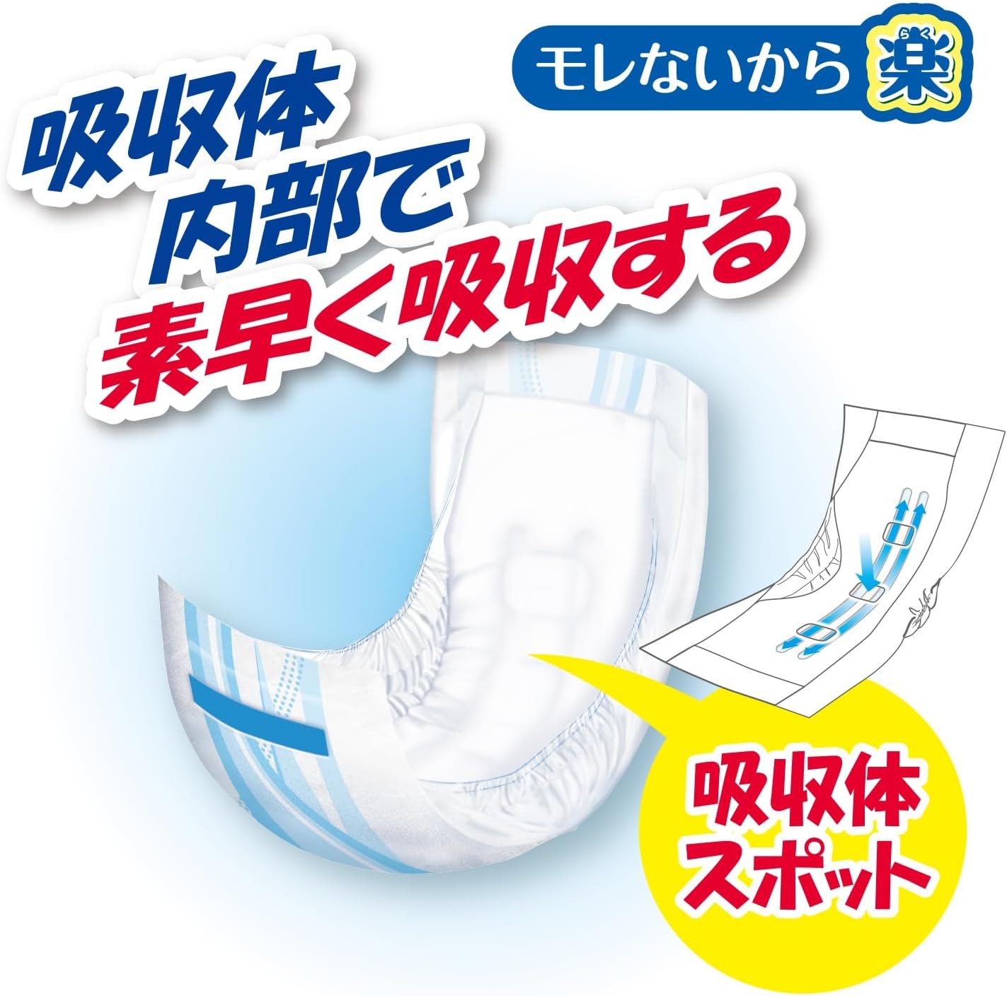 Salva White Cross Paper Pants Soft Pad Absorbs 4 Times, 36 Pieces, Made in Japan, Weakly Acid, Combined with Paper Diapers, Unisex Use, Medical Expenses Deductive