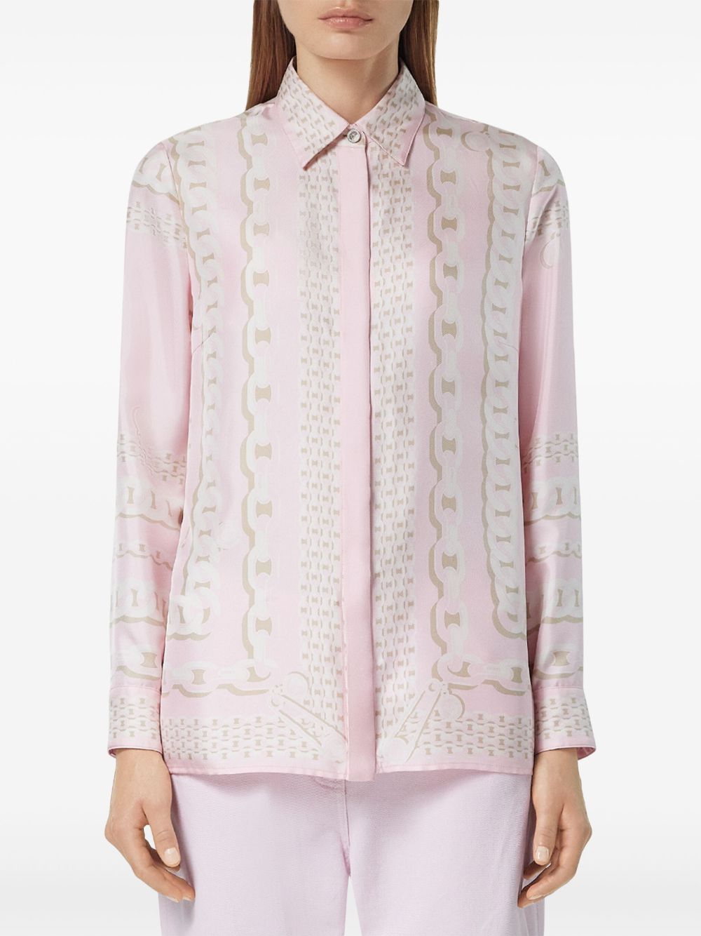 Versace ヴェルサーチヴェルサーチの宝物シルクシャツ - Image 5