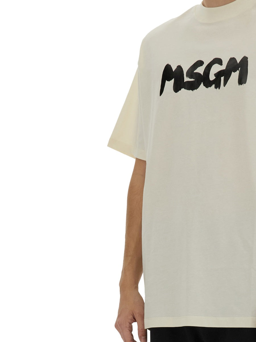 Msgm MSGMコットンTシャツ - Image 5