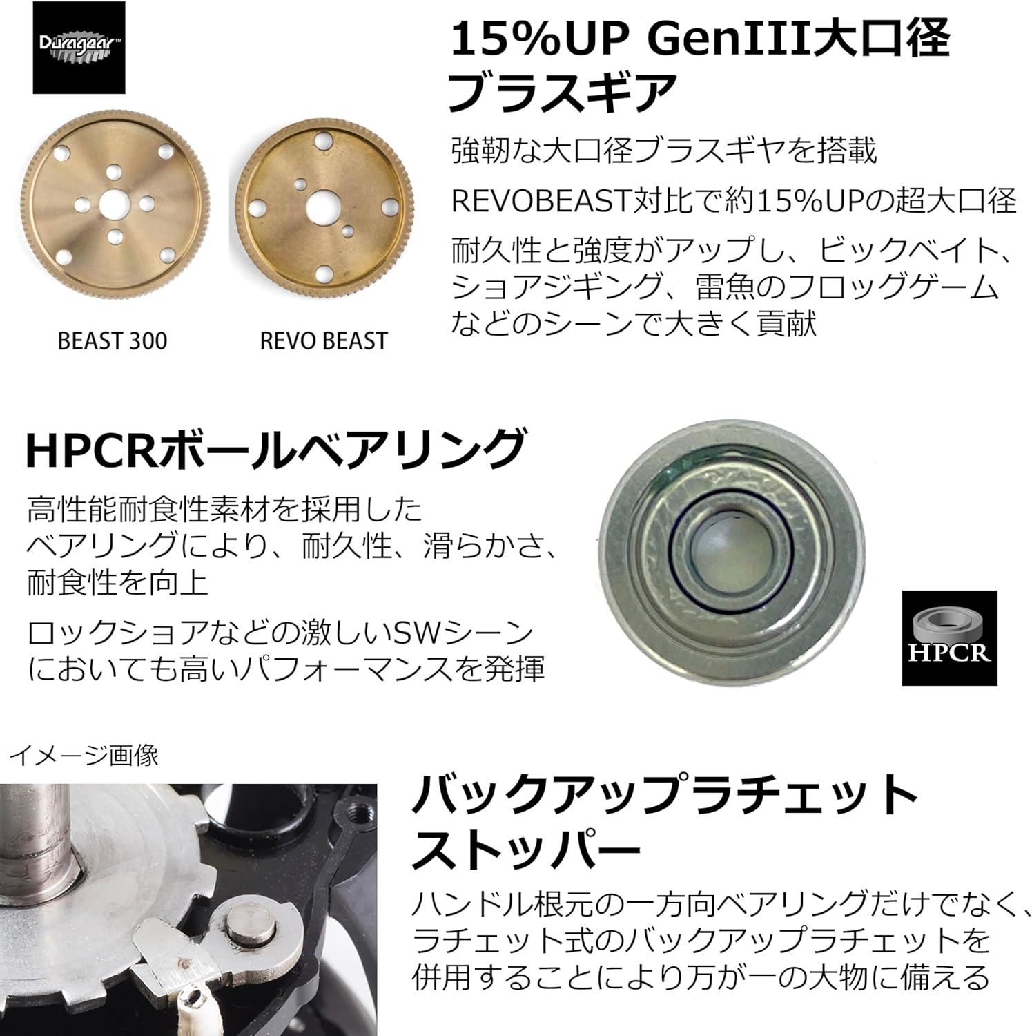 Abu Garcia (アブガルシア) ビースト LP ビースト 各種 ベイトリール ロープロ バス ソルト 怪魚 ビッグゲーム