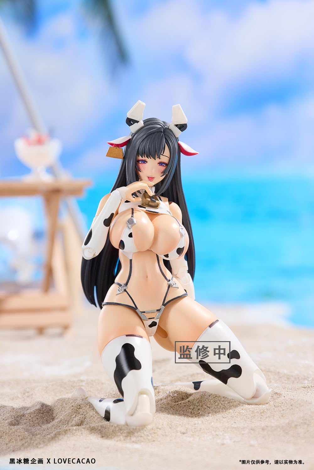 AC Black Crystal Candy Project Milky White Haku-chan 1/12 Action Figure