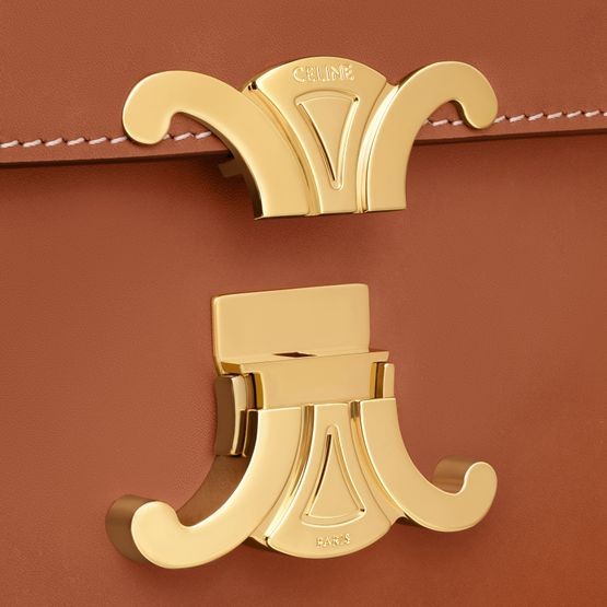 CELINE Teen Triomphe bag in natural calfskin - Image 5